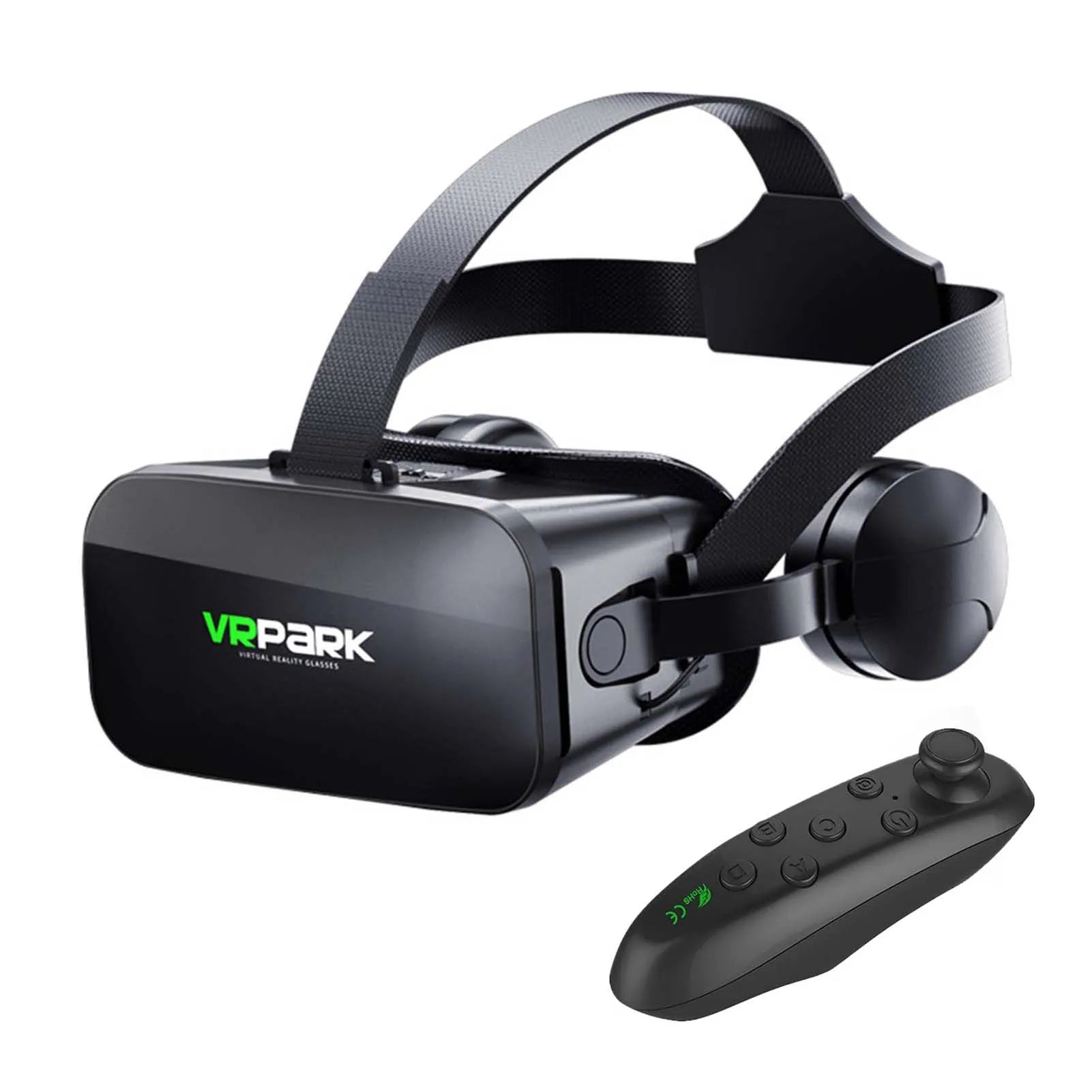 Adjustable VR Glasses HiFi Headset Immersive 3D Virtual Reality Glasses For IOS Android PC With Wireless Handle Eye Protection
