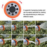 Car Water Washer High Pressure Hose Foam Sprayer Foam Nozzle Soap Dispenser Garden Watering Tool with 8 Watering Modes for Car