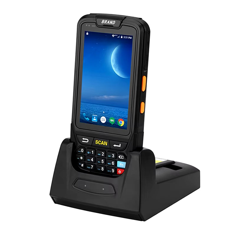 PDA Barcode Scanner 1D 2D Bluetooth Android Handheld Terminal Rugged PDA Wireless Mobile 1D Bar Code Scanner Data Collector