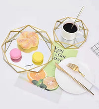 AOLDHYY Decorative Metal Mirror Catchall Tray, Garden Sculpture Outdoor Decoration