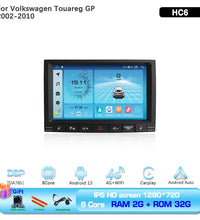 9Inch for Volkswagen Touareg GP 2002-2010 Car Multimedia Video Player GPS Navigation Radio Android13 8Core 8+256G Carplay 4G 360