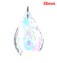 1Pcs Clear Chandelier Glass Crystals Lamp Multi Faceted Bead Transparent Hanging Drops Pendants