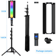 RGB Photography Video Light Stick Wand Party Colorful LED Lamp Fill Light Handheld Flash Speedlight Lighting with Tripod Stand