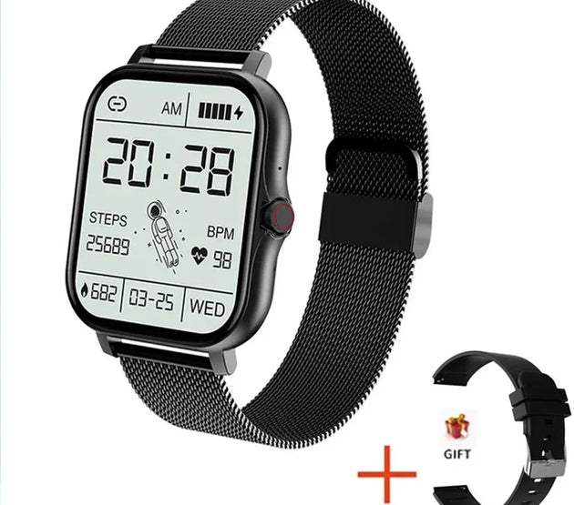 2024 Smart Watch for Men Women Gift 1.44' Full Touch Screen Sports Fitness Watches Bluetooth Calls Digital Smartwatch Wristwatch