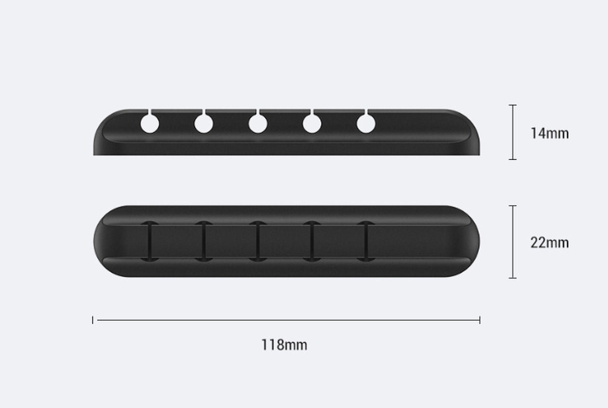 Silicone Storage Cable Management Cable Clamp