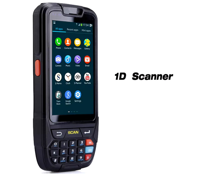 PDA Barcode Scanner 1D 2D Bluetooth Android Handheld Terminal Rugged PDA Wireless Mobile 1D Bar Code Scanner Data Collector