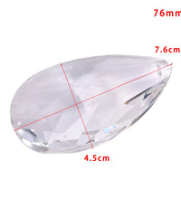 1Pcs Clear Chandelier Glass Crystals Lamp Multi Faceted Bead Transparent Hanging Drops Pendants