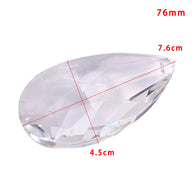 1Pcs Clear Chandelier Glass Crystals Lamp Multi Faceted Bead Transparent Hanging Drops Pendants