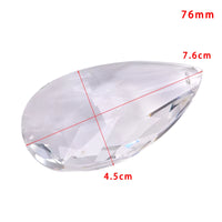 1Pcs Clear Chandelier Glass Crystals Lamp Multi Faceted Bead Transparent Hanging Drops Pendants