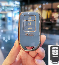 4 Buttons Fasion TPU Car Remote Key Fob Cover Case for Honda Accord EX EXL Civic Crv Hrv Pilot Ridgeline 2016 -2018 Pocketor
