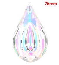 1Pcs Clear Chandelier Glass Crystals Lamp Multi Faceted Bead Transparent Hanging Drops Pendants