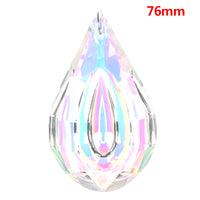 1Pcs Clear Chandelier Glass Crystals Lamp Multi Faceted Bead Transparent Hanging Drops Pendants