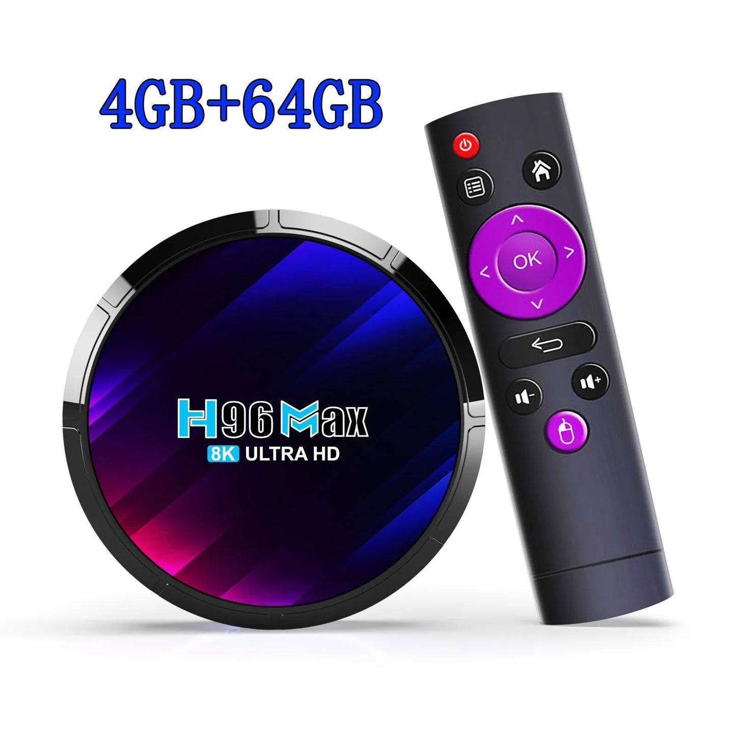 Android TV Box H96MAX RK3528 Android Box Support 2.4G/5.8G Wifi6 BT5.0 4K Video Set Top TV Box Decode and Play 8K 24Fps